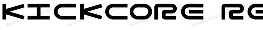 Kickcore Regular字体转换